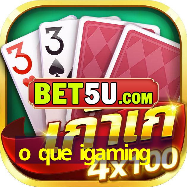 o que igaming